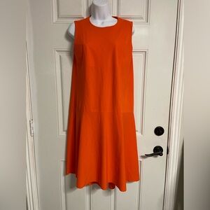 T3- DAMA COLLECTION Tangerine Midi Tank Dress
